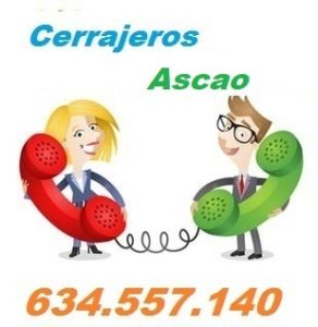 Telefono de la empresa cerrajeros Ascao